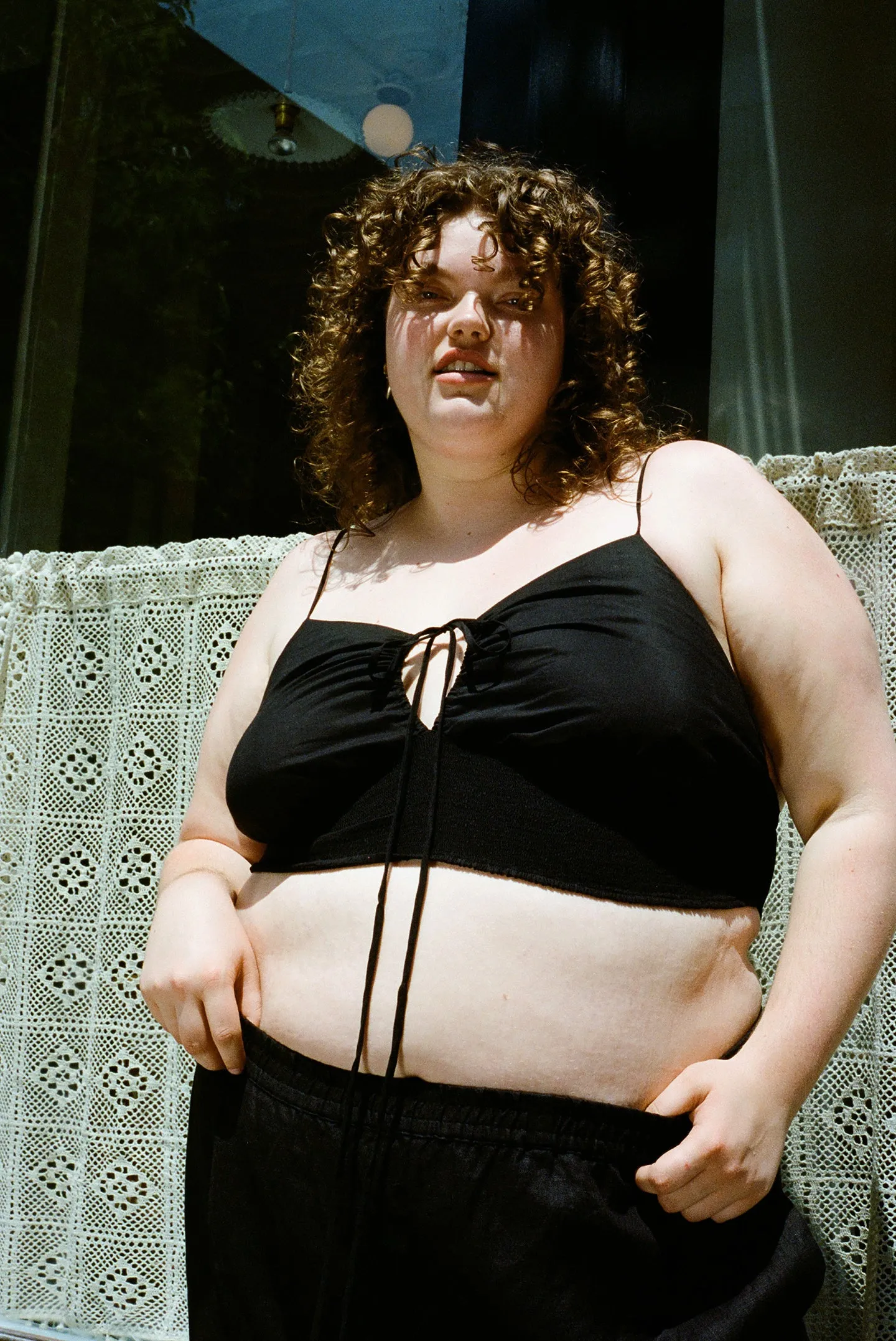 Tie Croplette - Black sold by WRAY product image thumbnail 3