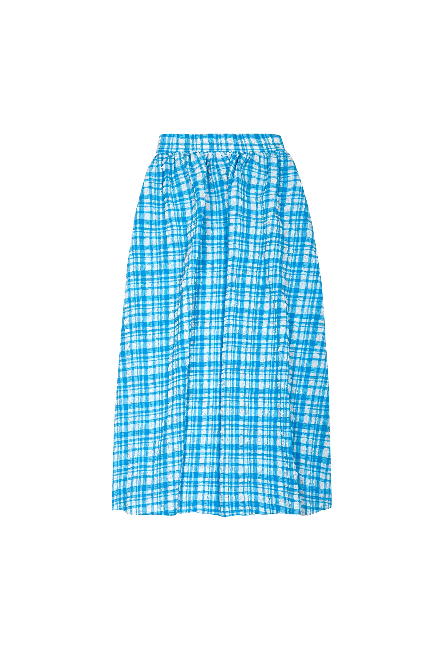 Archive | Saturday Skirt - Ocean Gingham sold by WRAY product image thumbnail 2