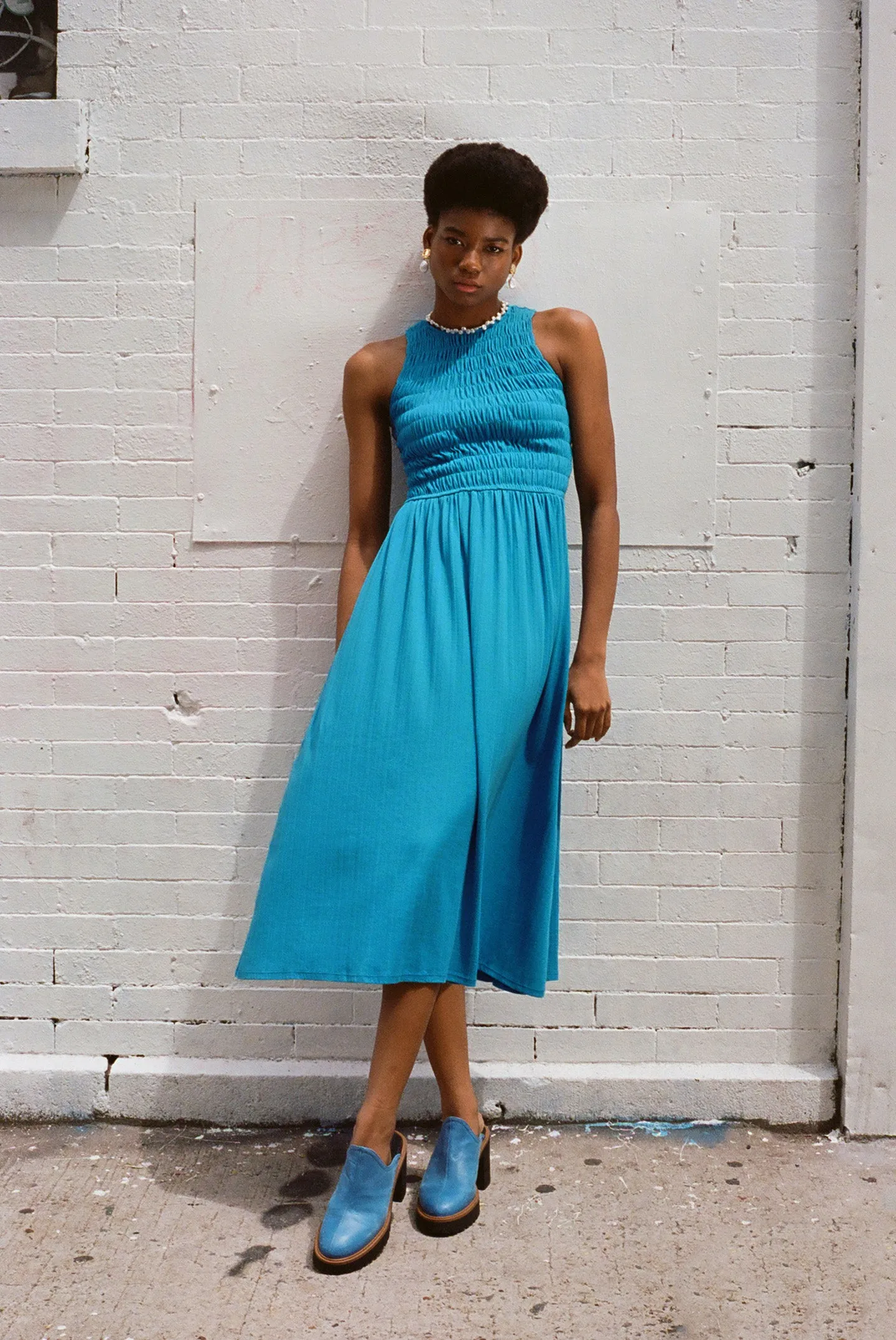 Archive | Flor Dress - Ocean sold by WRAY product image thumbnail 5