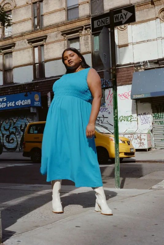 Archive | Flor Dress - Ocean sold by WRAY