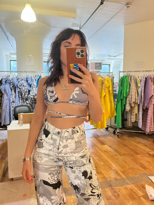 String Bikini Top - Graphic Parade sold by WRAY