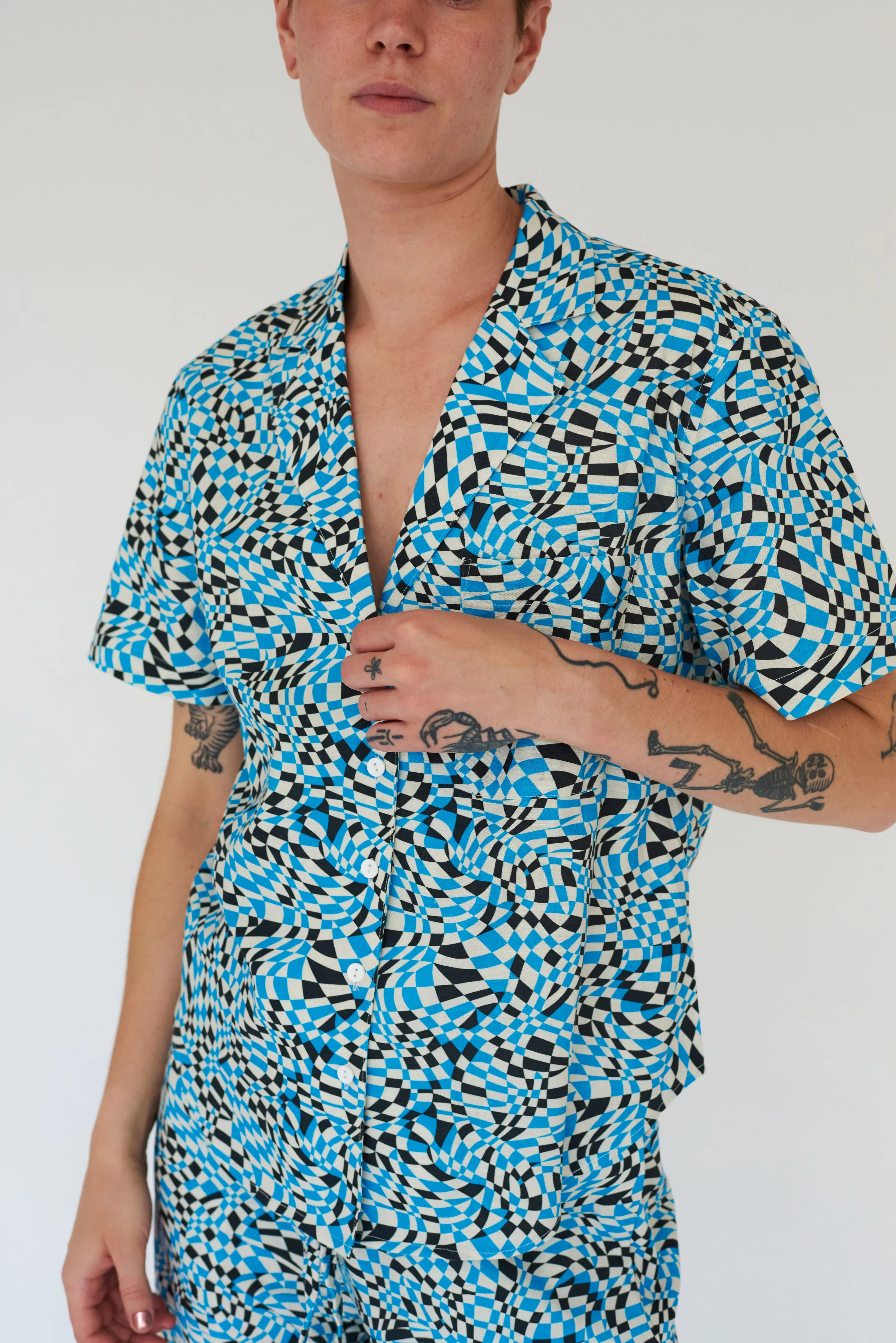 Long Lounge Set - Piscine Check sold by WRAY