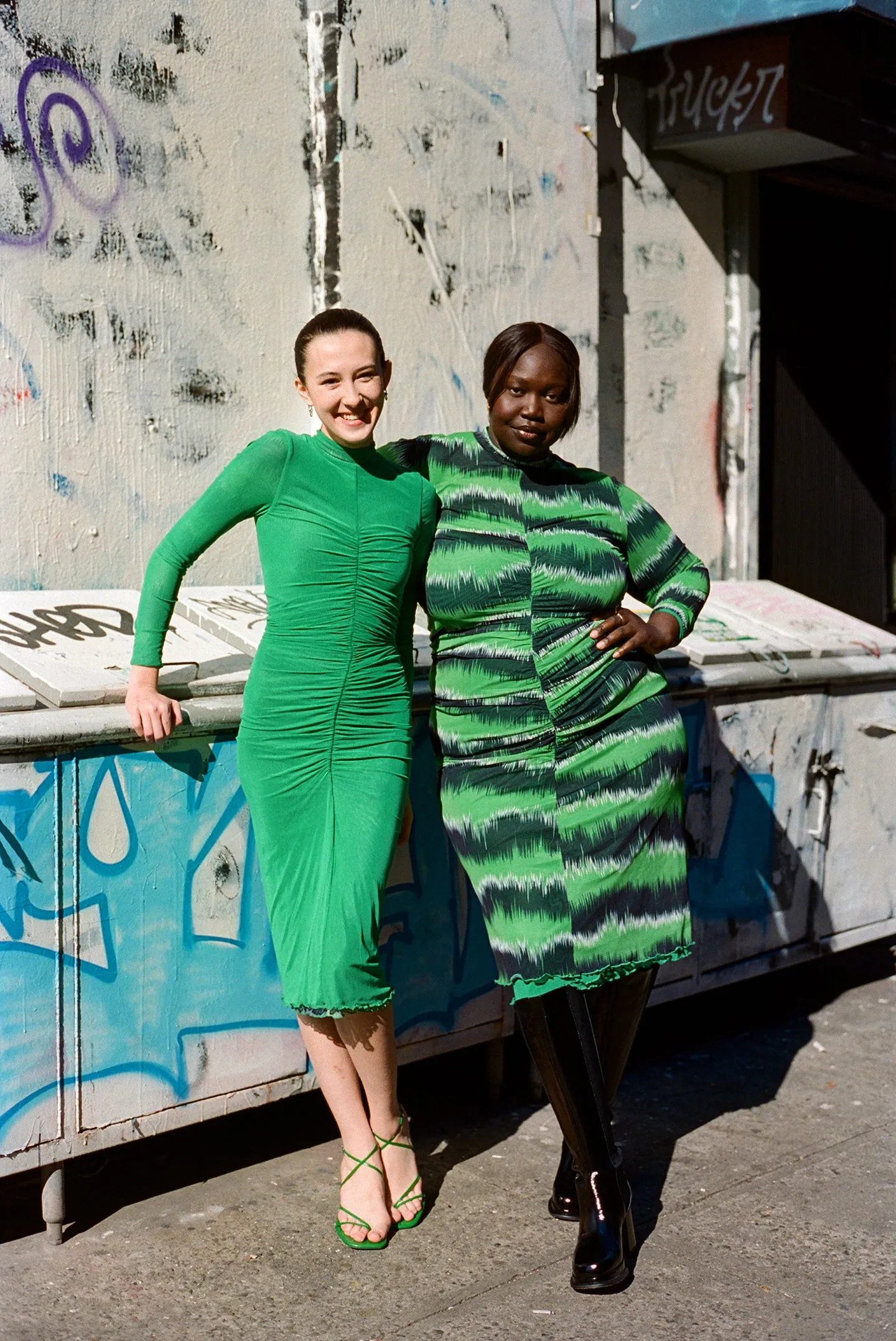 Gemini Dress - Electric Static / Power Green sold by WRAY product image thumbnail 4