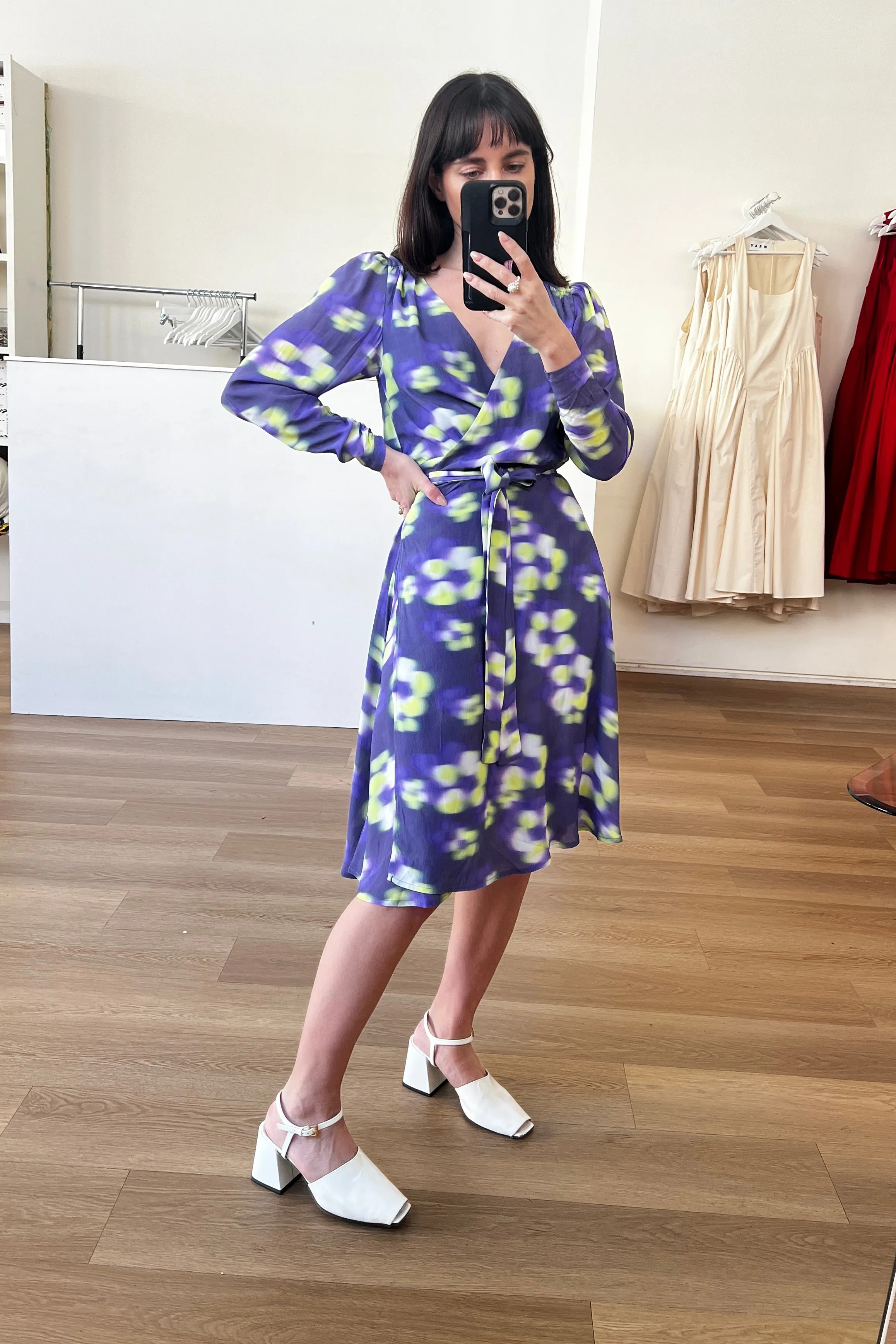 Wrap Dress Sample - Daisy Blur sold by WRAY