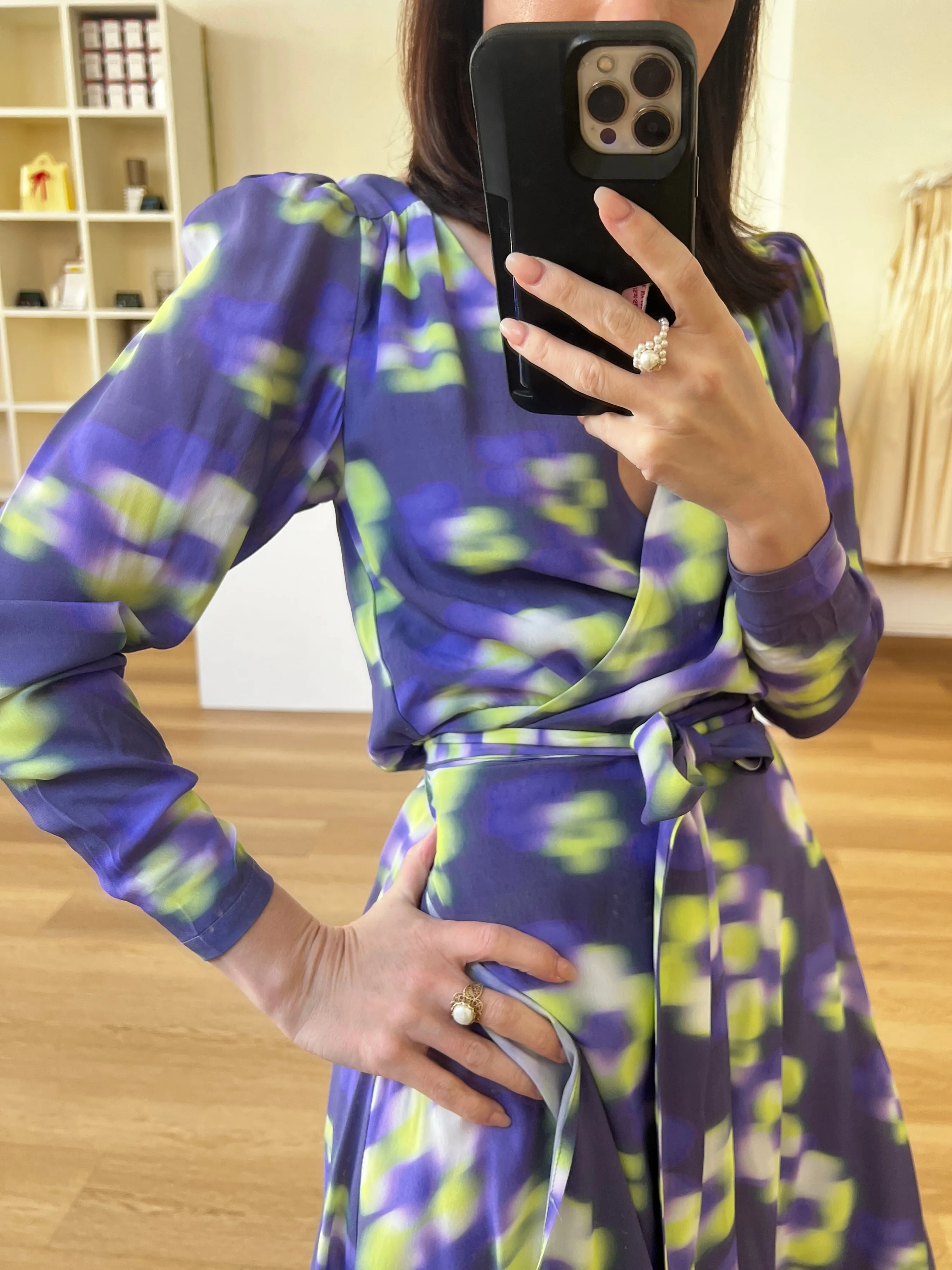 Wrap Dress Sample - Daisy Blur sold by WRAY product image thumbnail 2