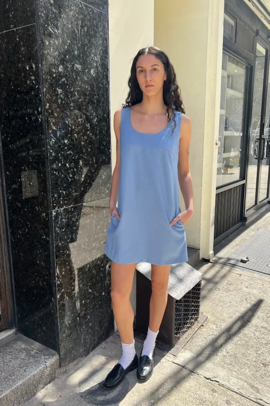 Tate Mini Dress Sample - Sky sold by WRAY