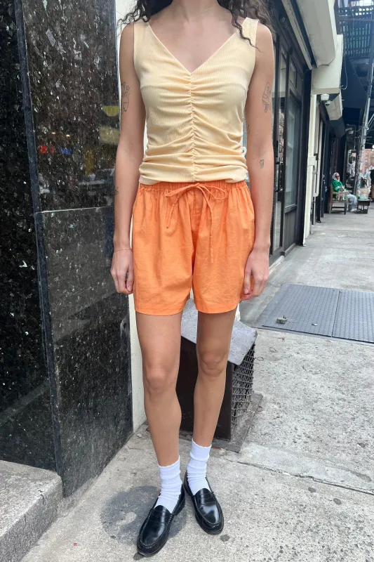 Windy Beach Short Sample - Tangerine sold by WRAY