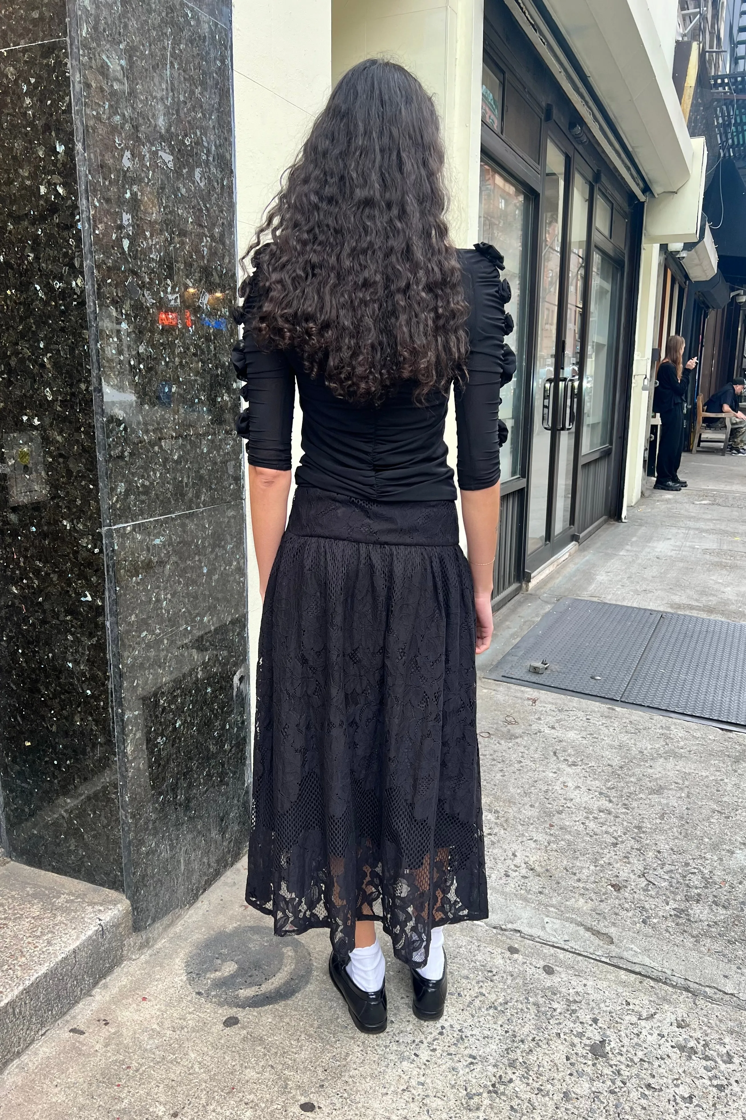 Lulu Skirt Sample - Black Lace sold by WRAY product image thumbnail 3