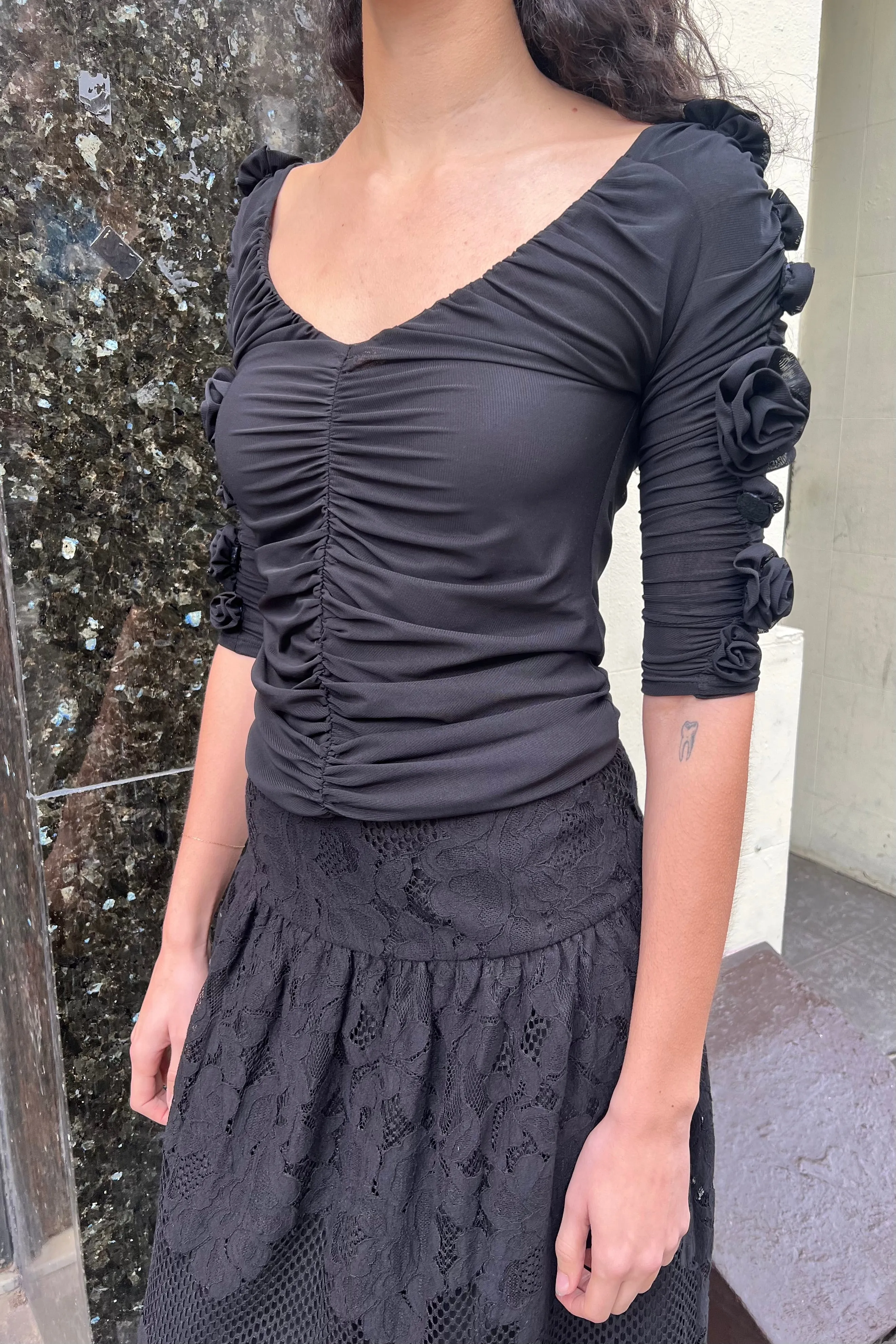 Rose Top Sample - Black sold by WRAY