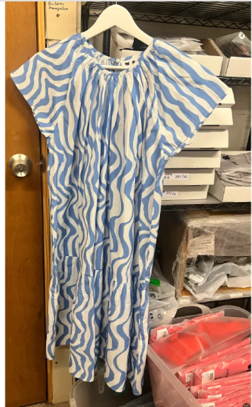 Farrow Dress Sample - Wavy Stripe sold by WRAY