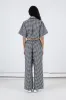 Luna Pant - Black Check sold by WRAY