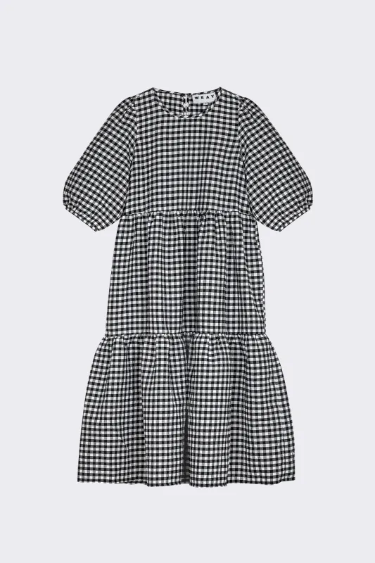 Rosemary Dress - Black Check sold by WRAY