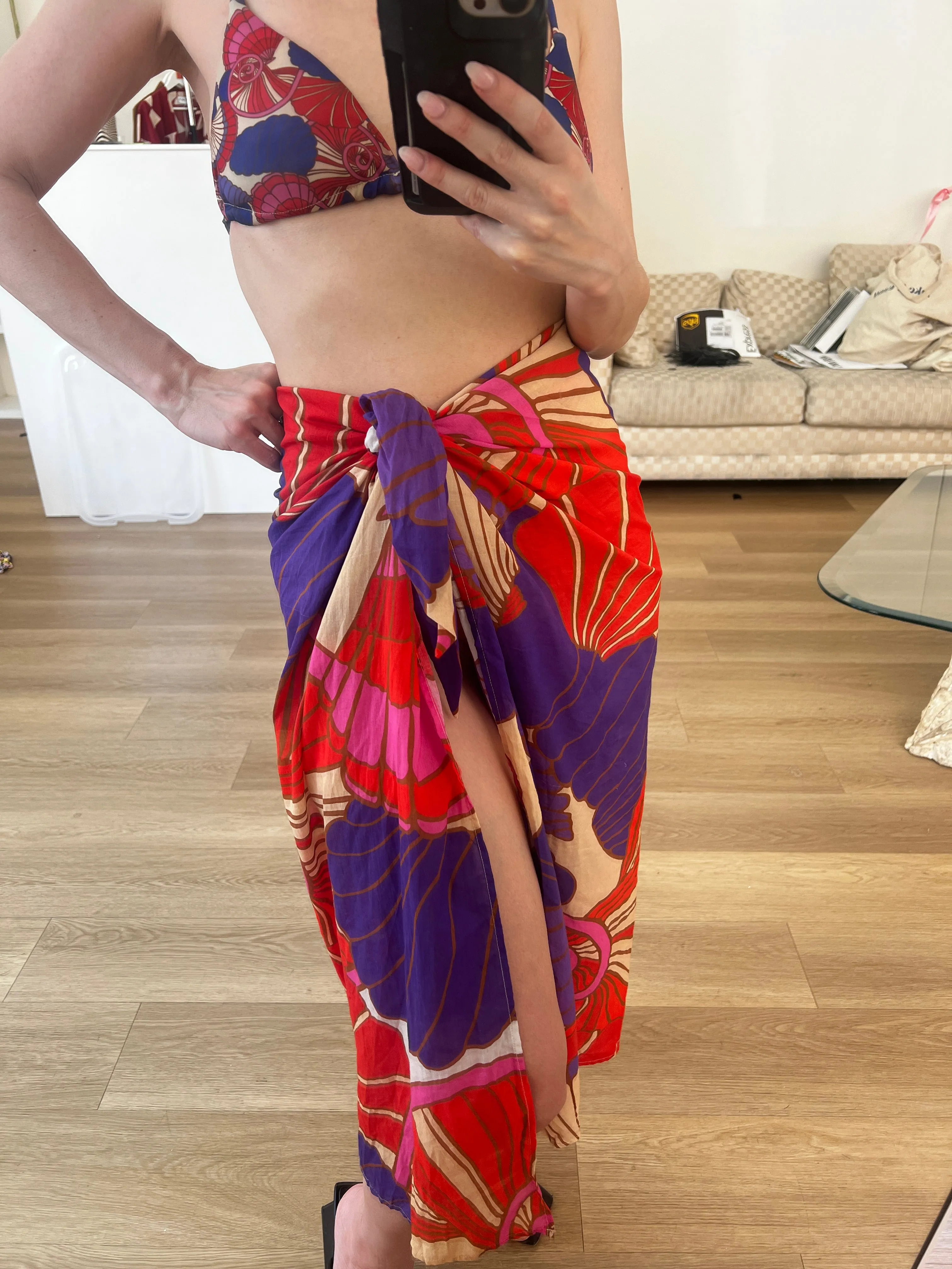 Seashell Sarong Sample sold by WRAY