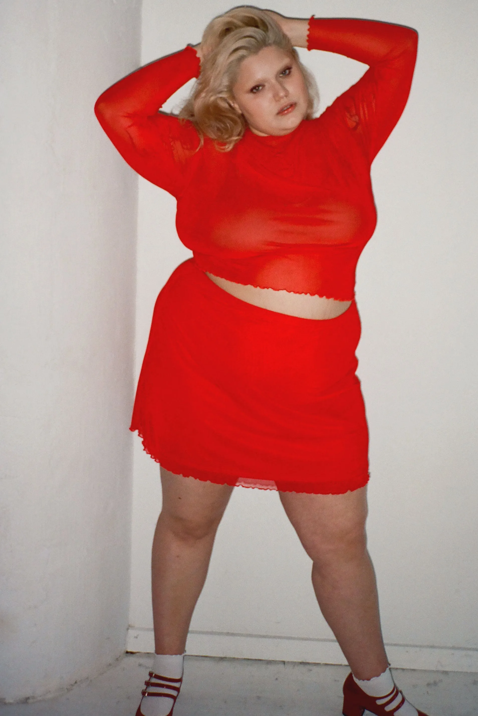 Long Sleeve Maya Tee - Carnation sold by WRAY product image thumbnail 3