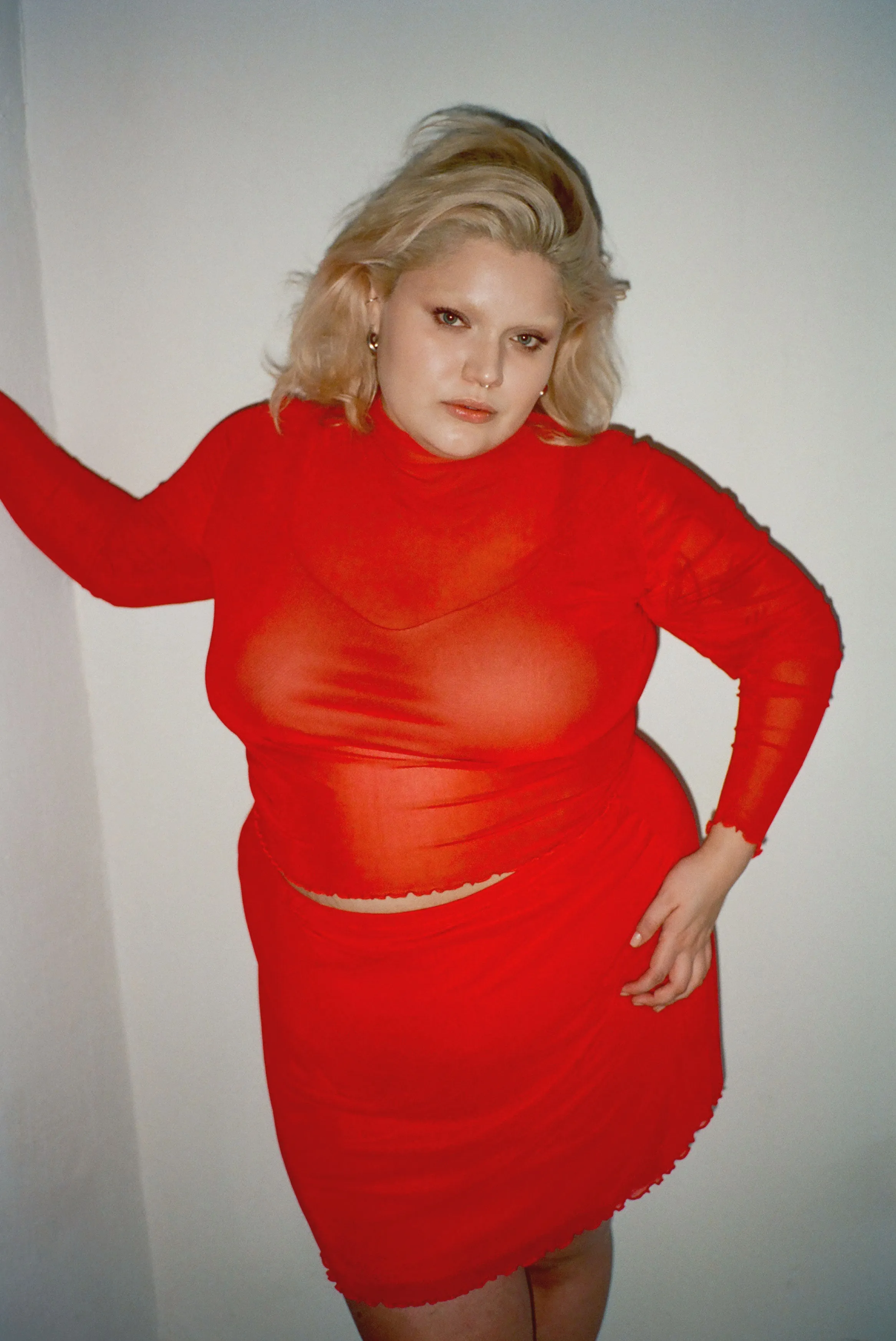 Long Sleeve Maya Tee - Carnation sold by WRAY product image thumbnail 2