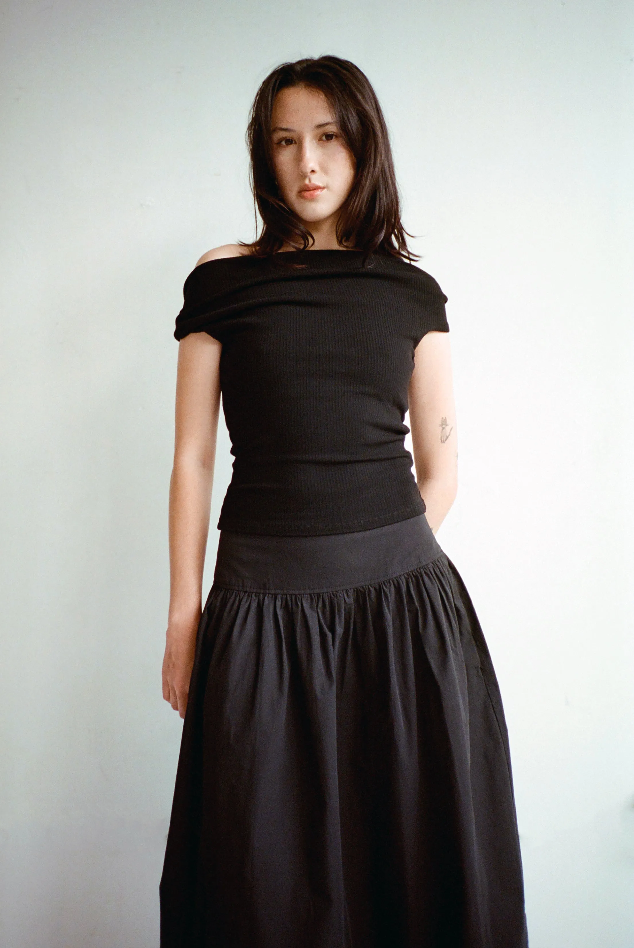 Lulu Skirt - Black sold by WRAY product image thumbnail 3