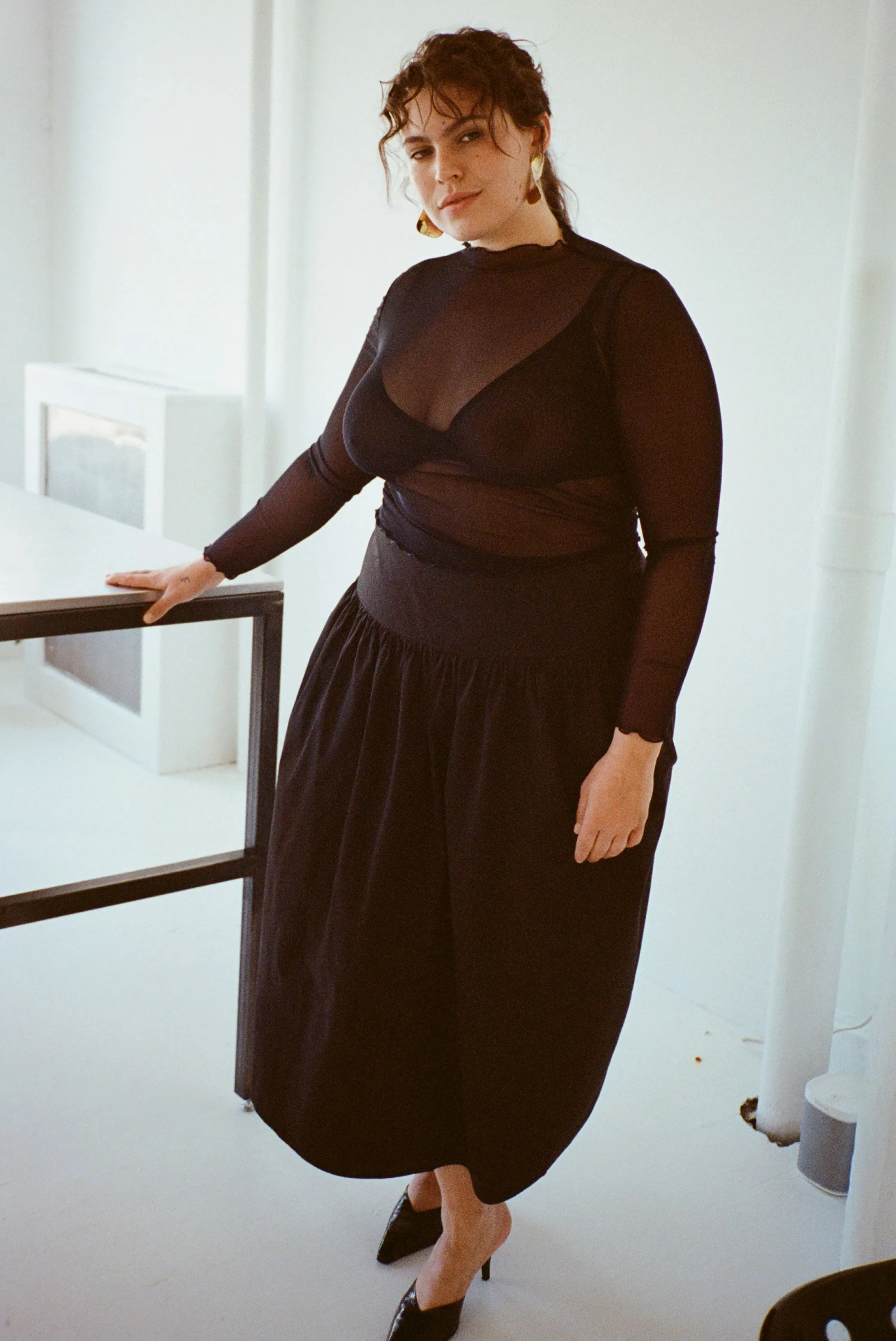 Lulu Skirt - Black sold by WRAY product image thumbnail 5