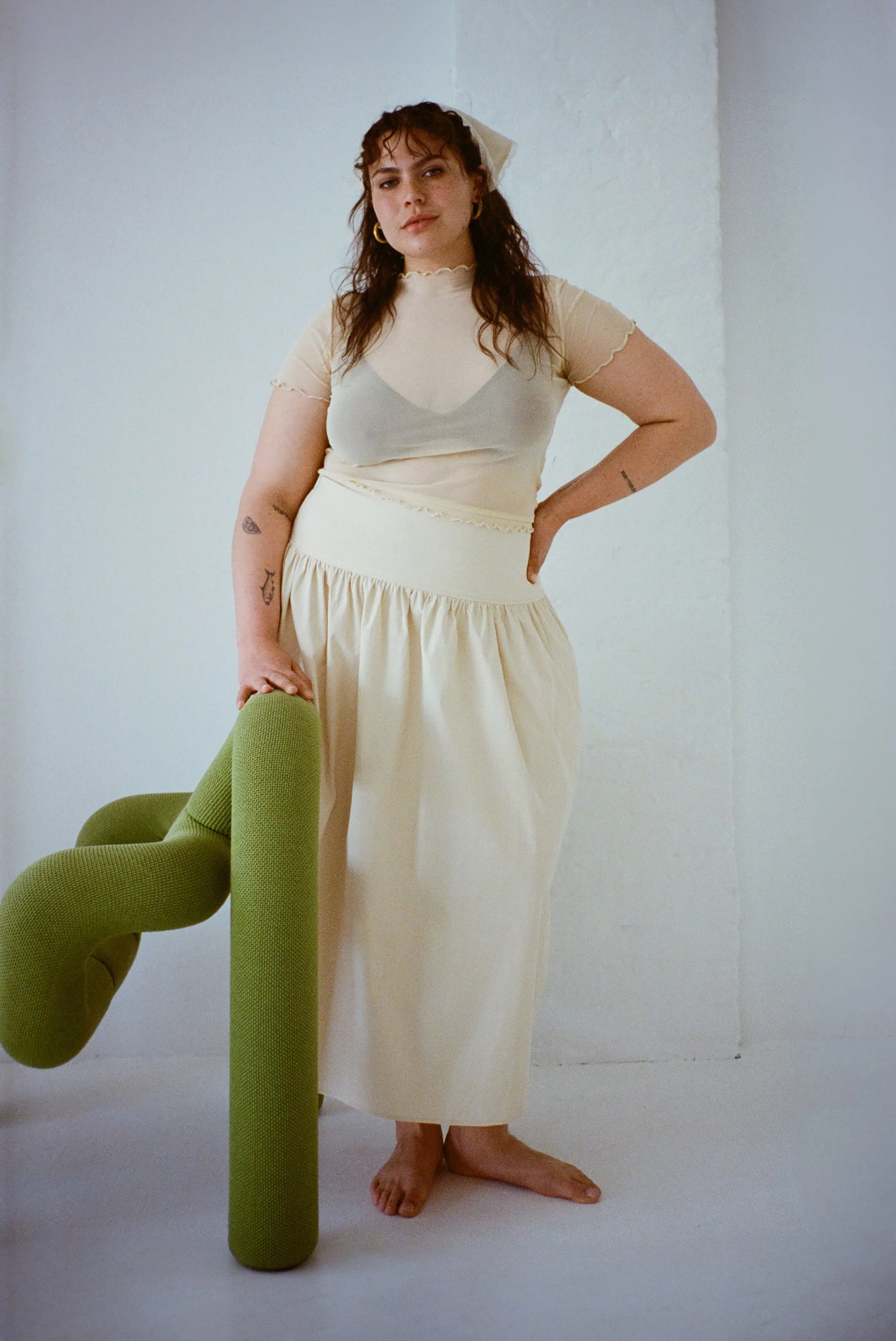 Lulu Skirt - Sand sold by WRAY product image thumbnail 4