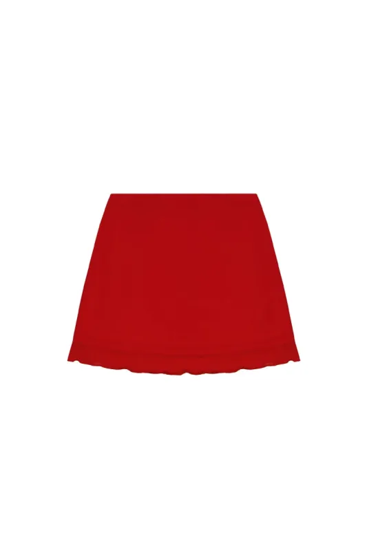 Ana Skirt - Carnation sold by WRAY