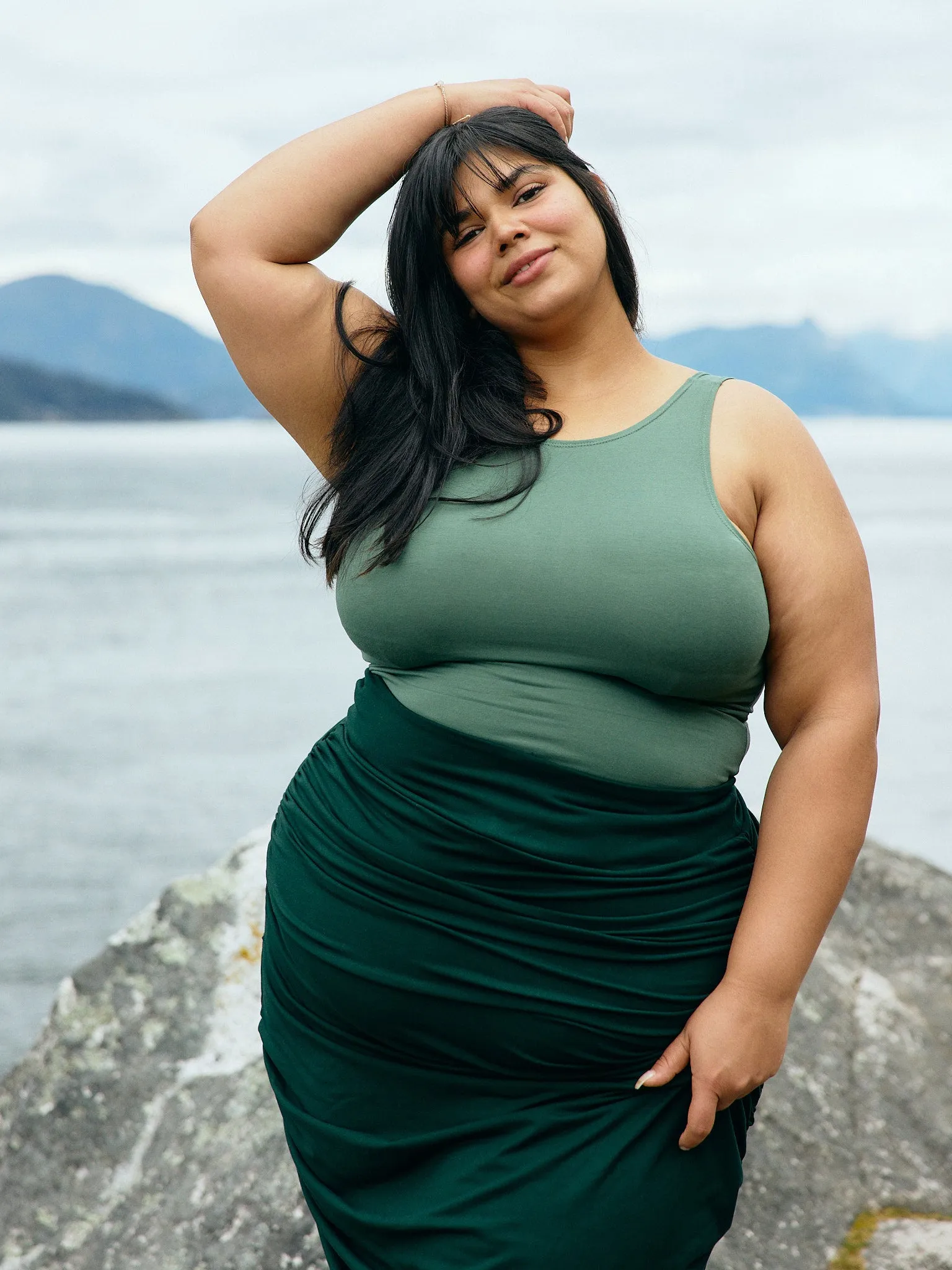 SAGE TRAIL TANK sold by Free Label