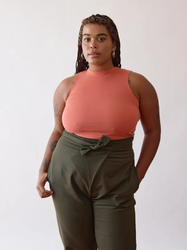 SPICED PEACH AVERY TOP sold by Free Label