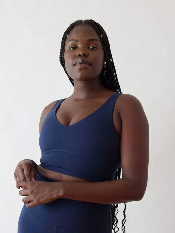 NAVY ANDIE BRA sold by Free Label