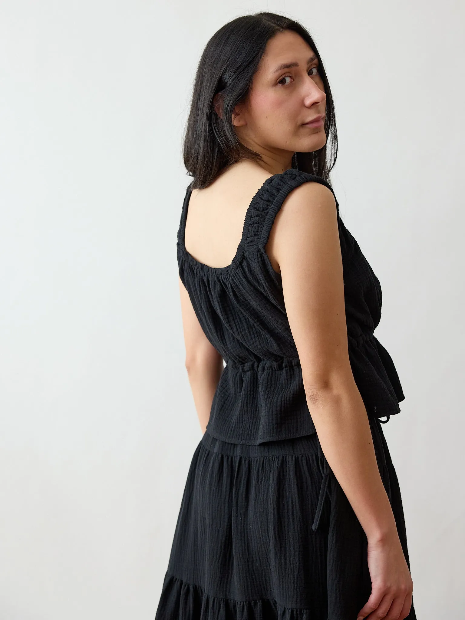 BLACK MAEVE TOP sold by Free Label product image thumbnail 5