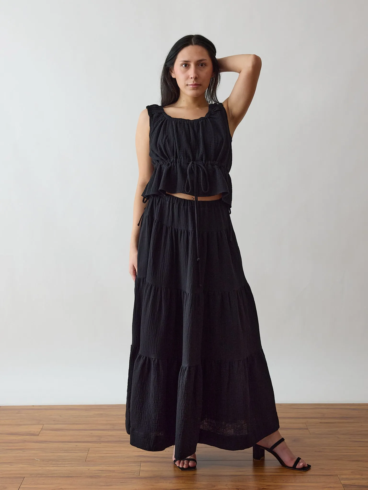 BLACK MAEVE TOP sold by Free Label product image thumbnail 3
