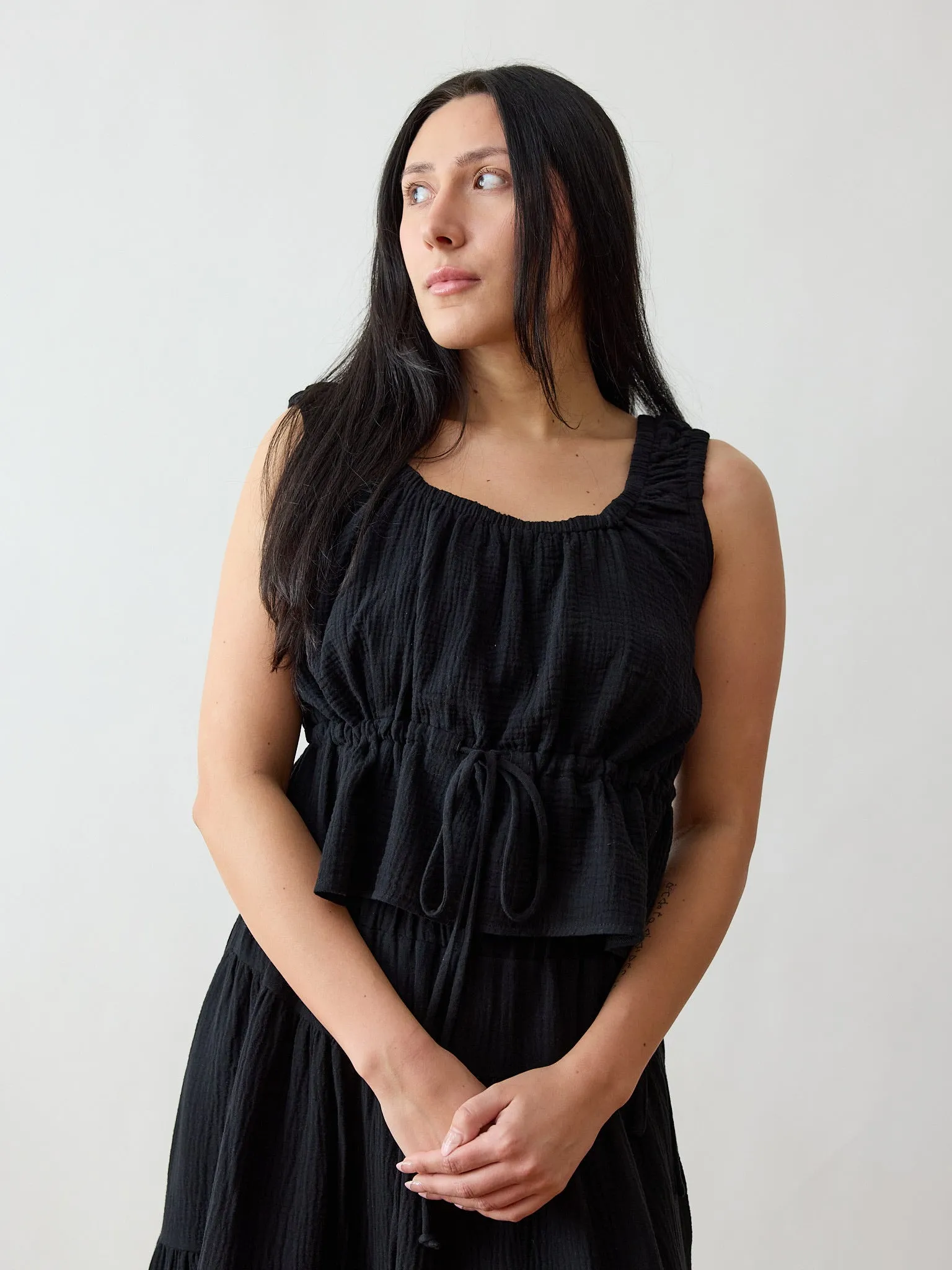 BLACK MAEVE TOP sold by Free Label product image thumbnail 2