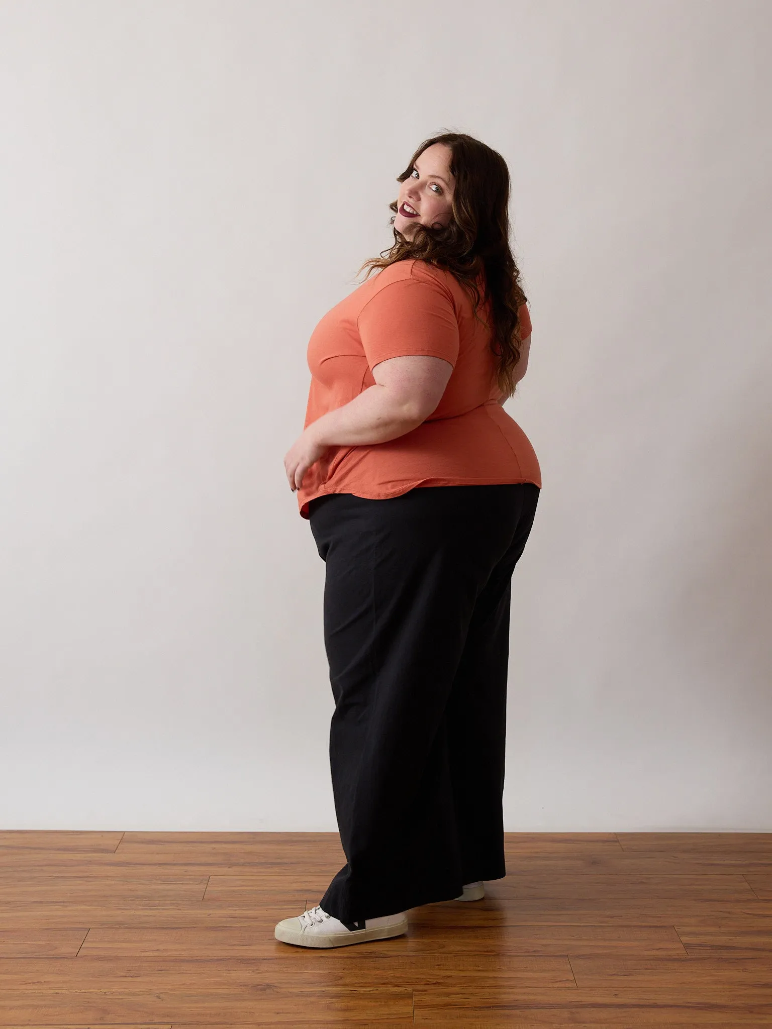 BLACK COTTON CREPE LORETTA PANT sold by Free Label product image thumbnail 5