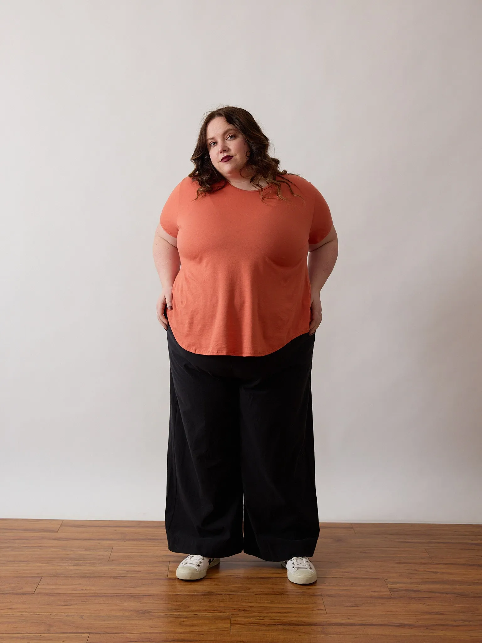 BLACK COTTON CREPE LORETTA PANT sold by Free Label product image thumbnail 3