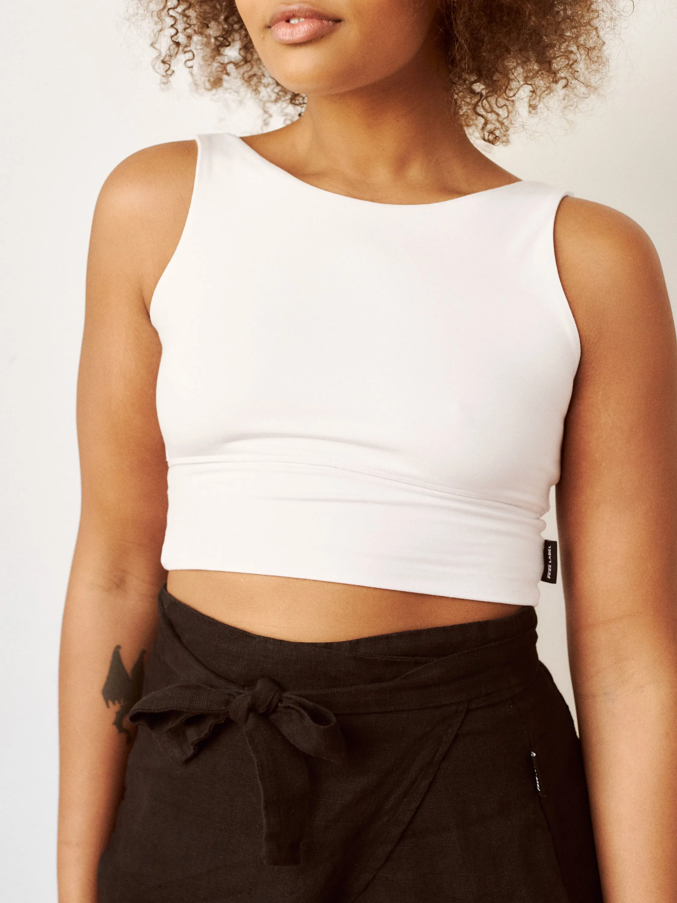 WHITE ANDIE BRA sold by Free Label product image thumbnail 3