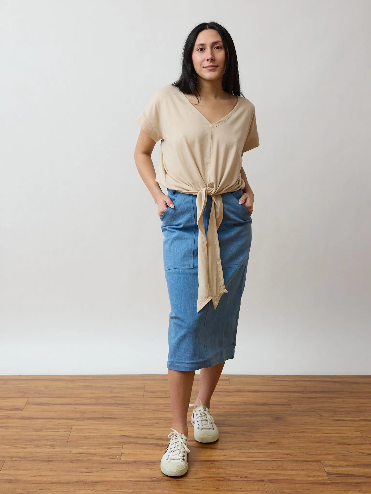 BEIGE PENNY TEE sold by Free Label product image thumbnail 2