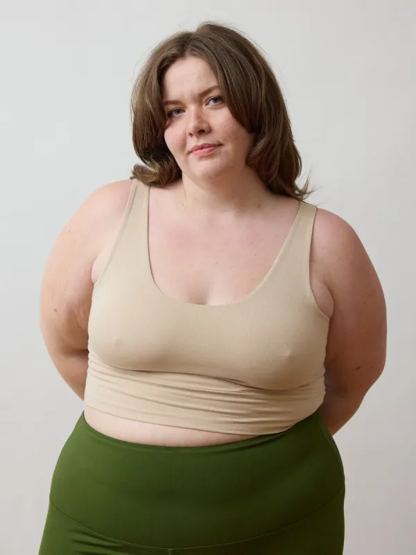 BEIGE THOMPSON BRA sold by Free Label