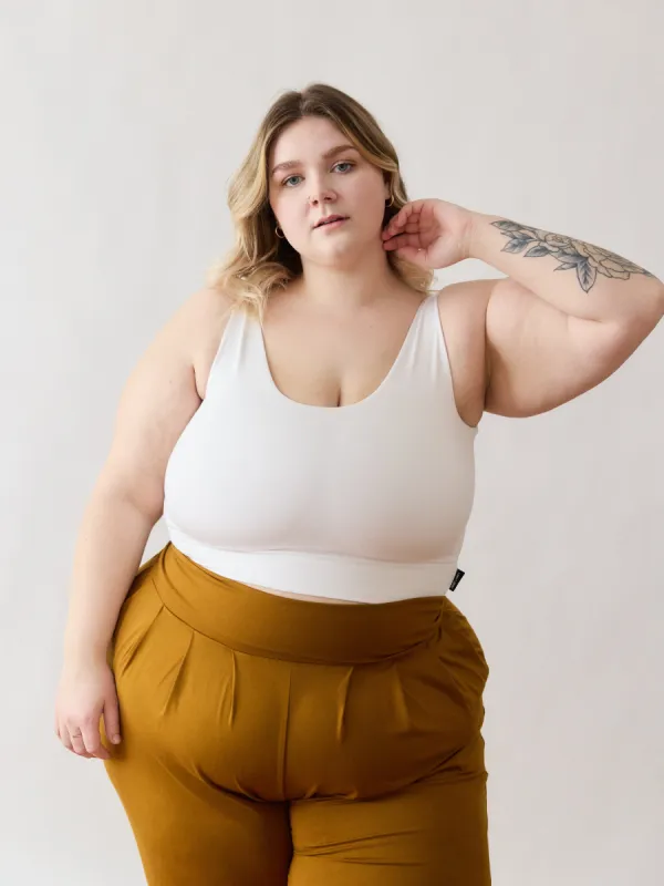 WHITE BECKY BRA sold by Free Label