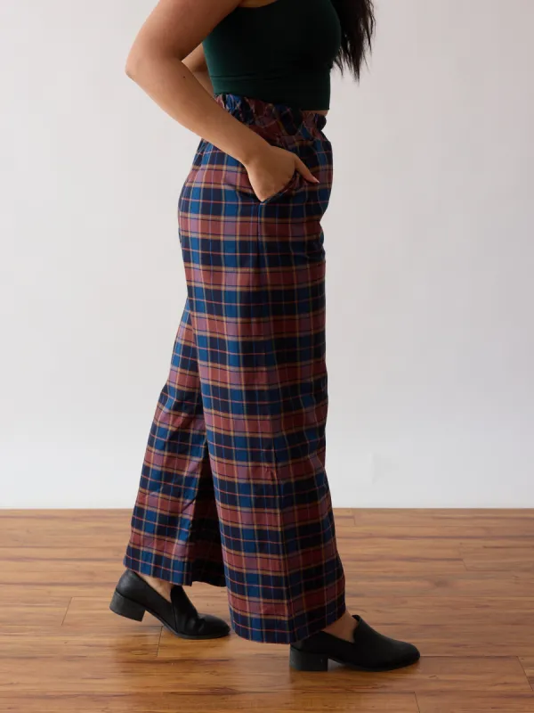 AS IF PLAID LORETTA PANT sold by Free Label