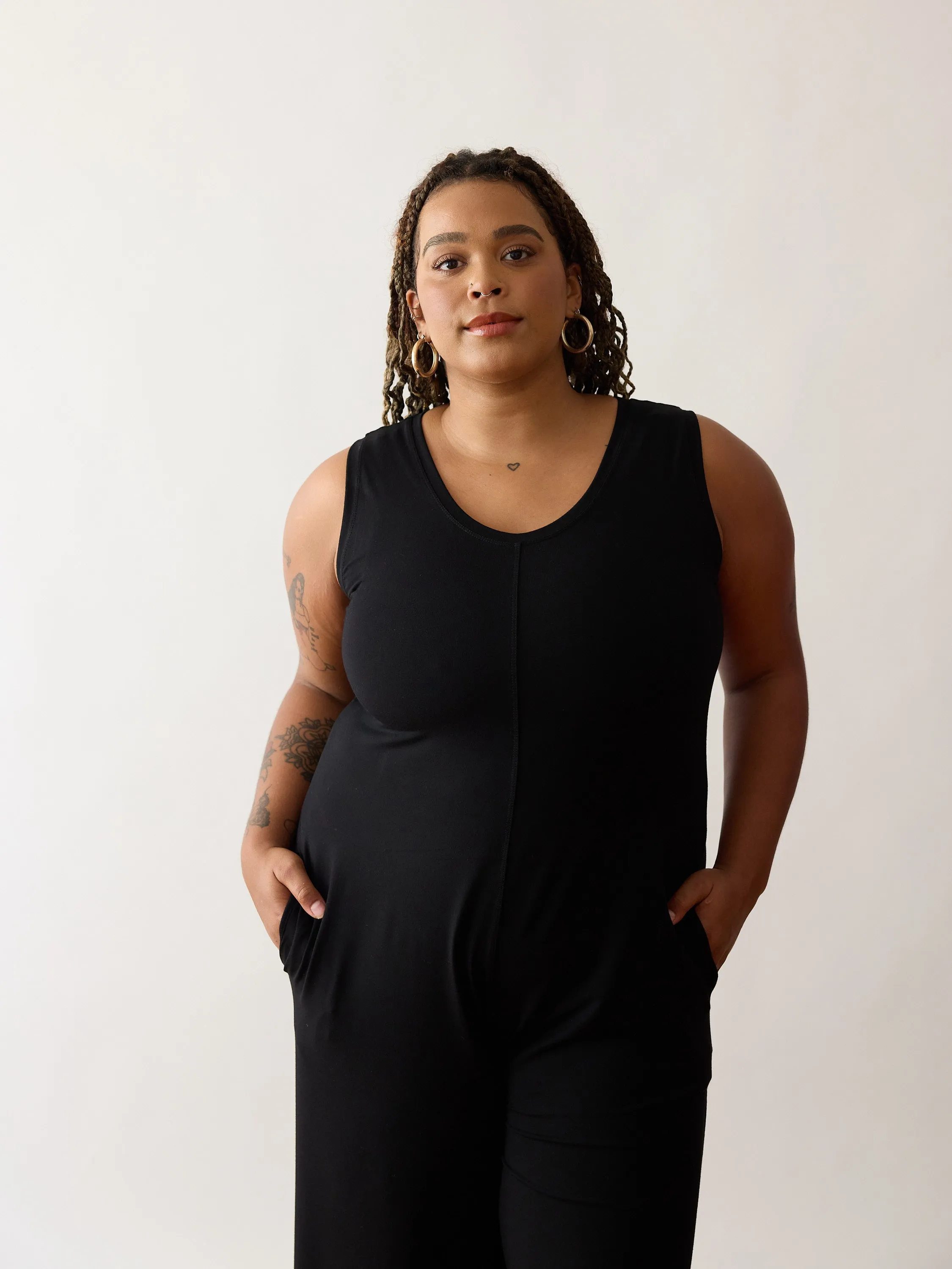 BLACK ANDIE JUMPSUIT sold by Free Label product image thumbnail 3