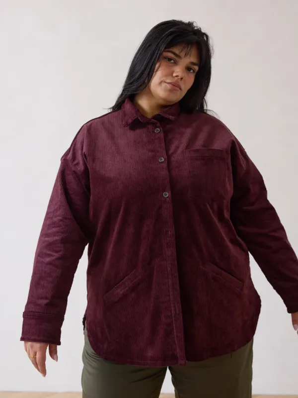 MERLOT CORA SHACKET sold by Free Label