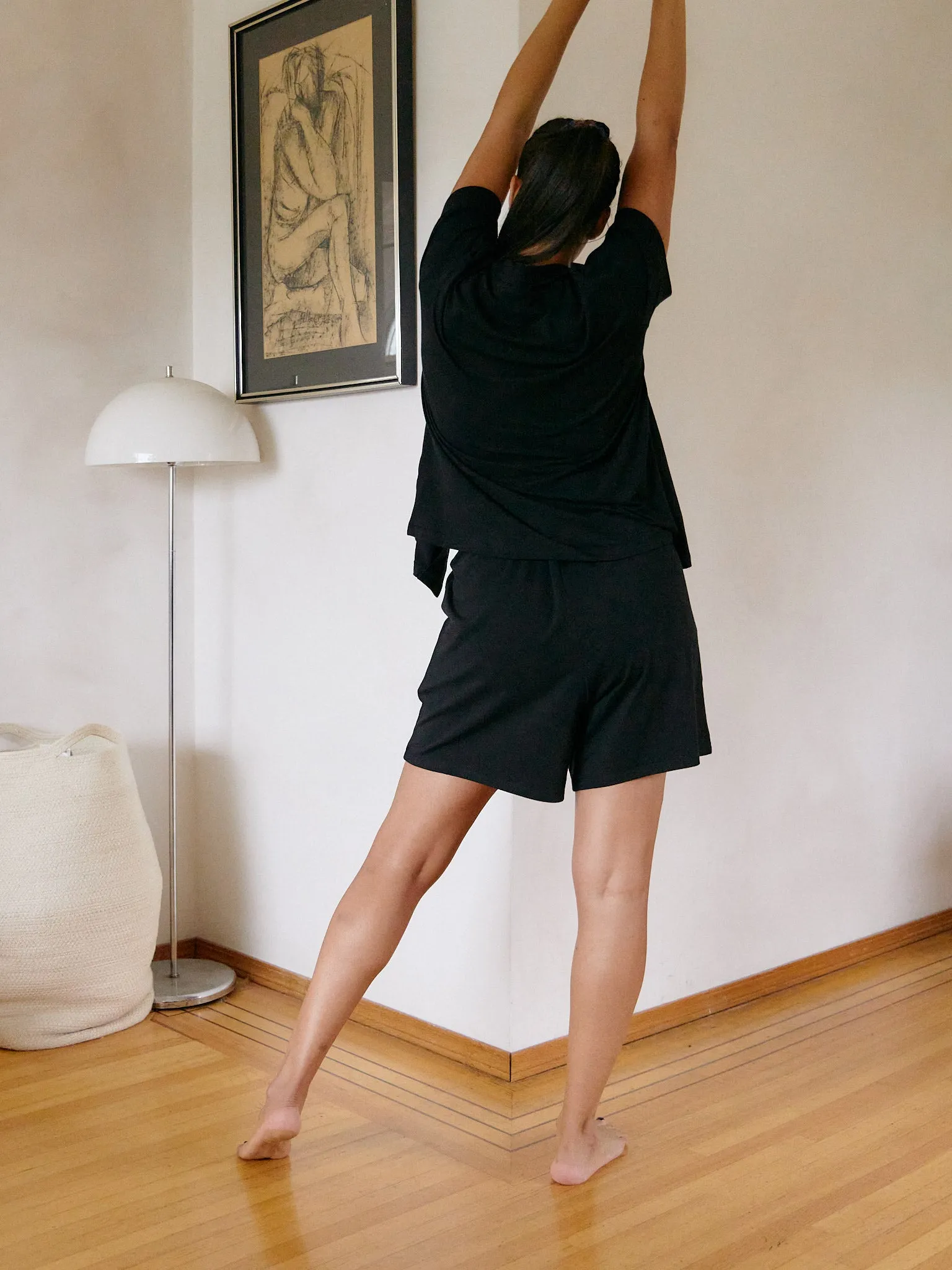 BLACK MAGGIE PJ SHORT sold by Free Label product image thumbnail 4