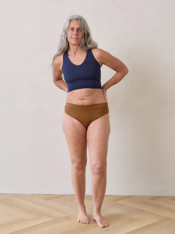 NAVY GOLDIE BRA sold by Free Label