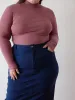 ROSE GARDEN LINDSEY TURTLENECK sold by Free Label
