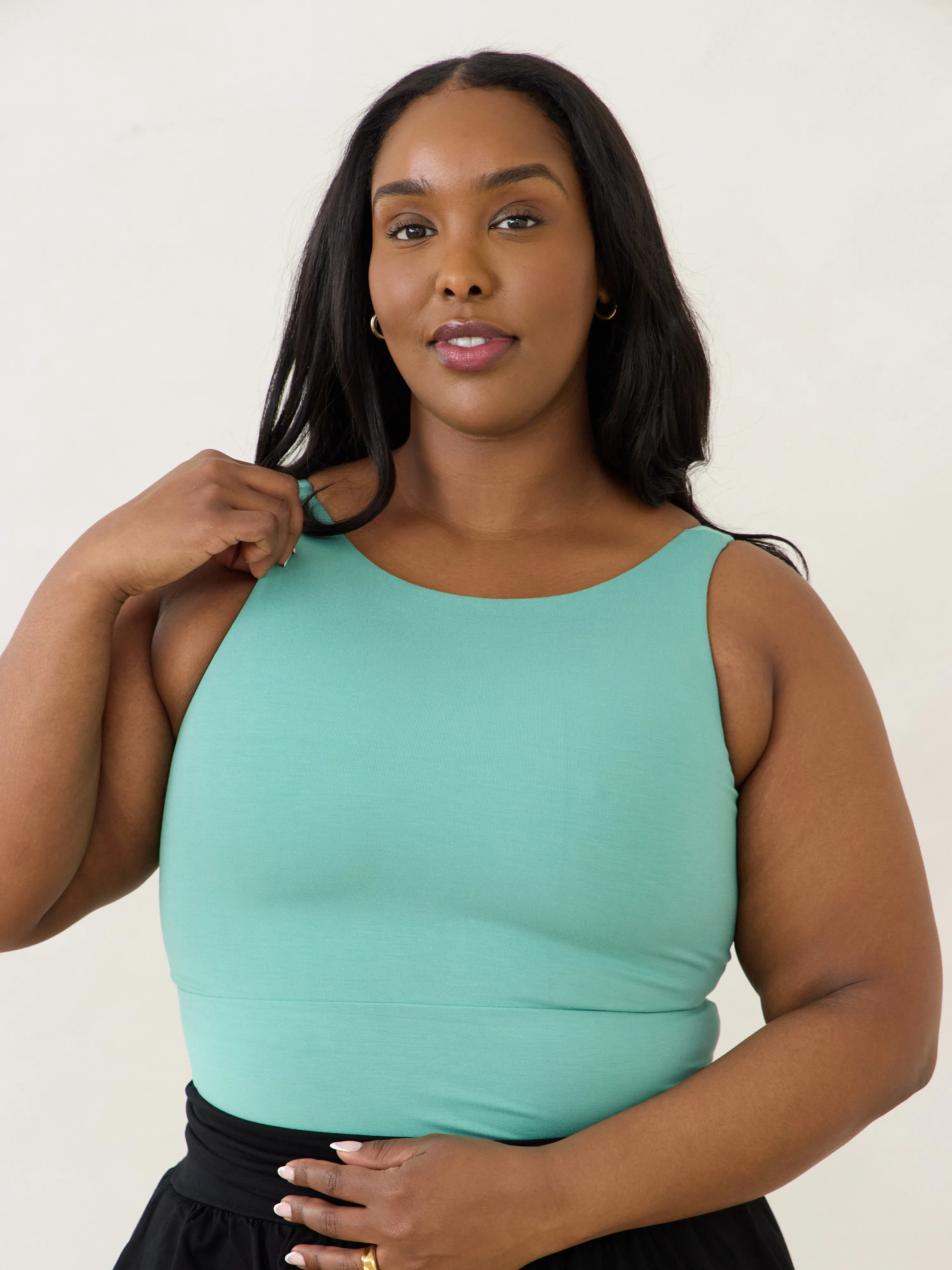 SEAFOAM DANI TANK sold by Free Label product image thumbnail 3