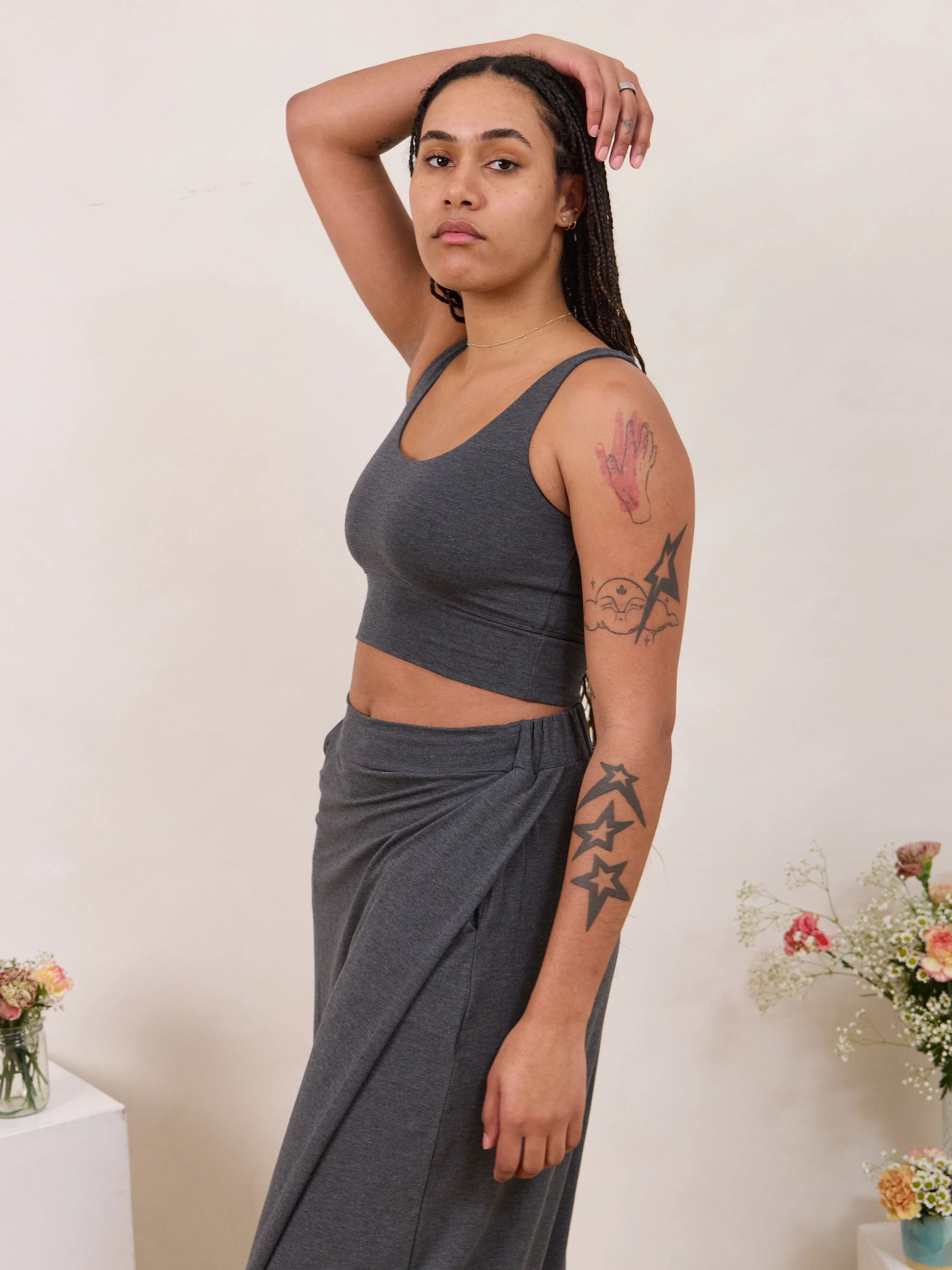 CHARCOAL THOMPSON BRA sold by Free Label product image thumbnail 4