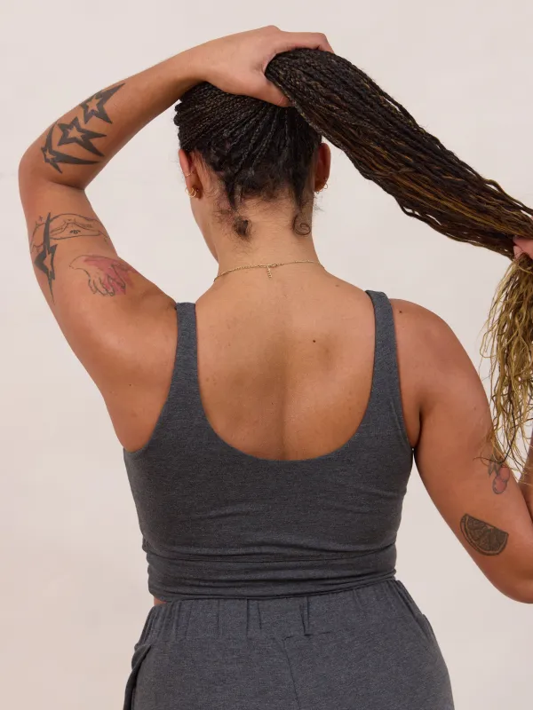 CHARCOAL THOMPSON BRA sold by Free Label