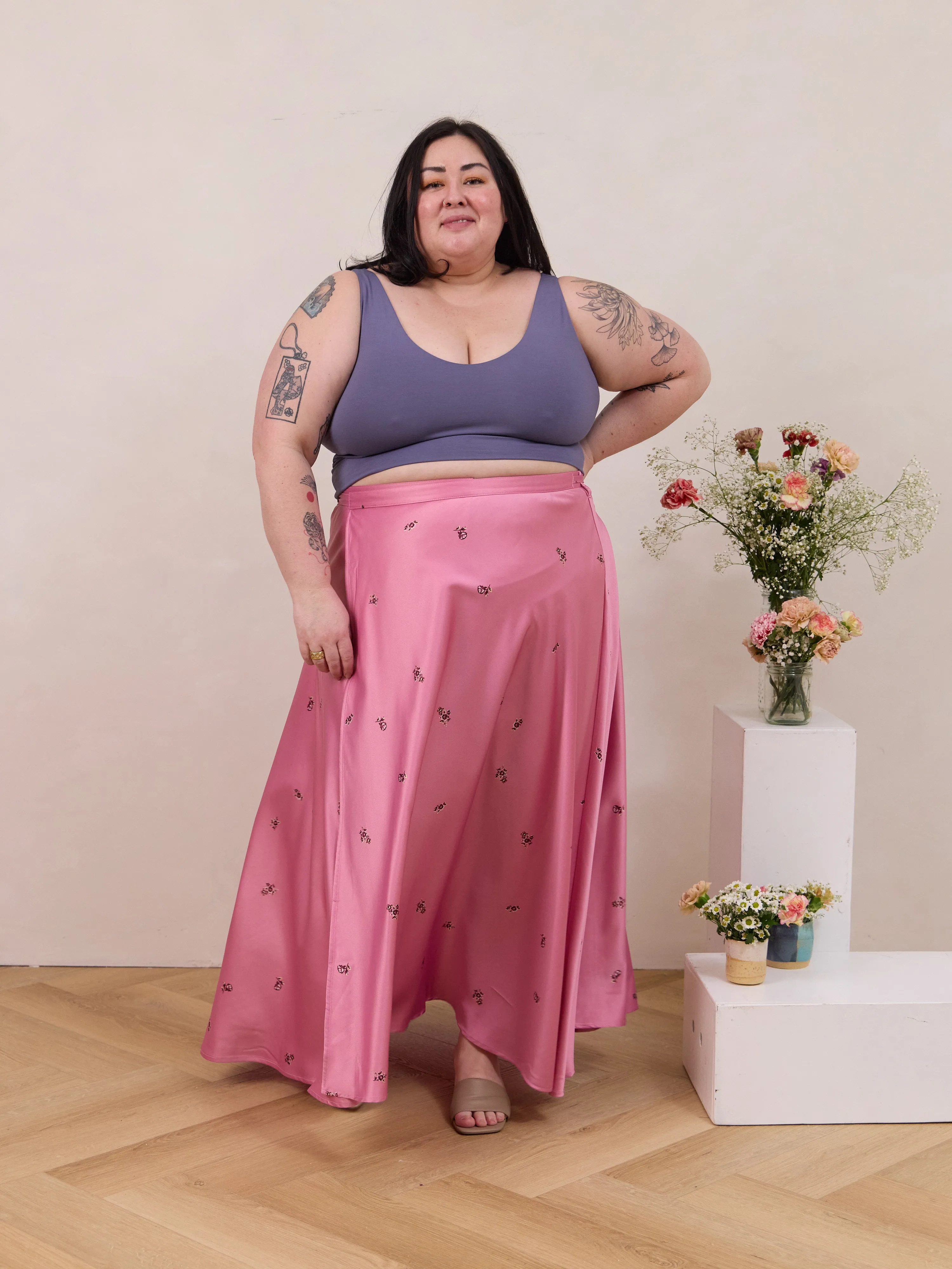 PETAL MAXINE WRAP SKIRT sold by Free Label product image thumbnail 3