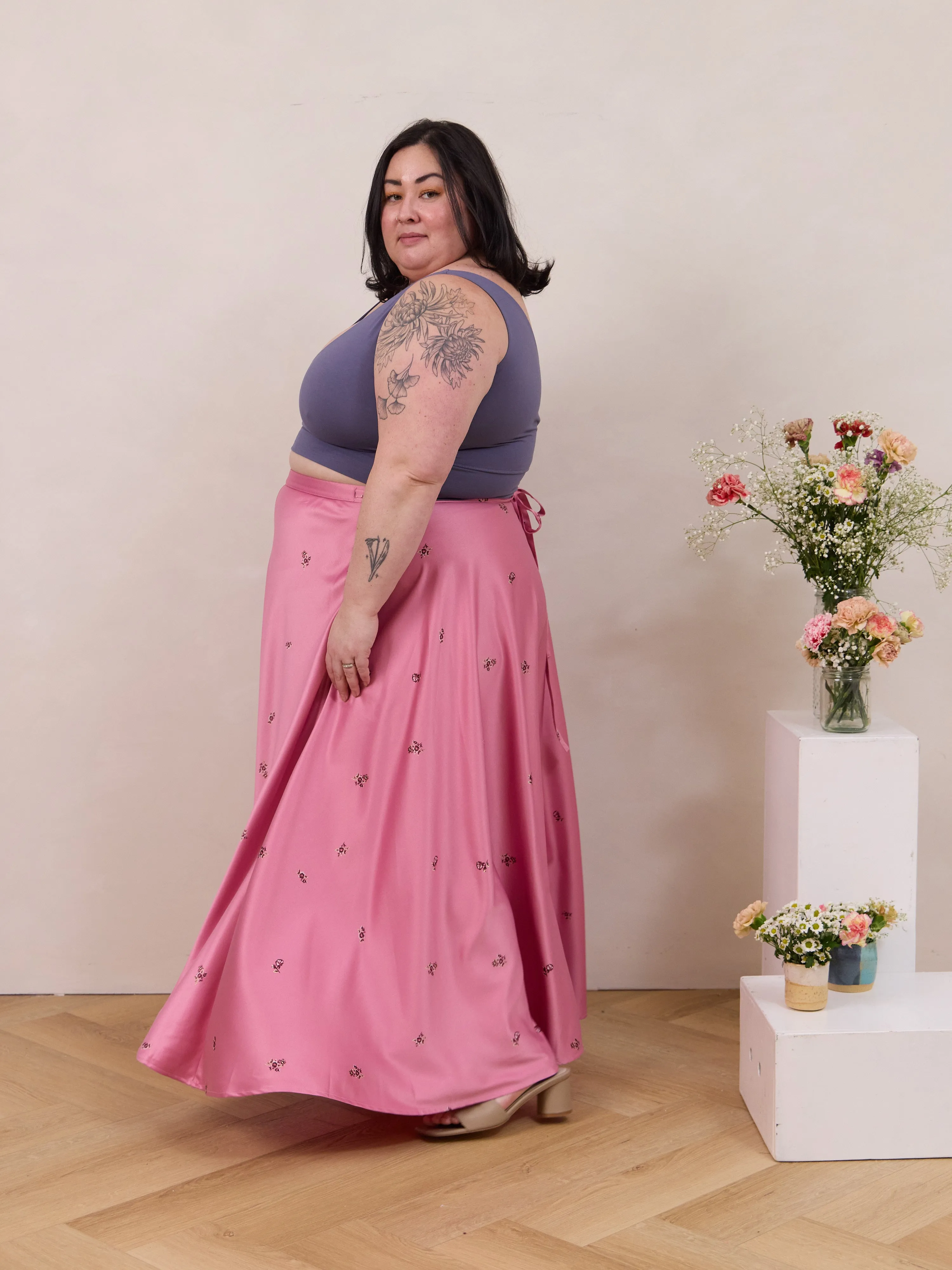 PETAL MAXINE WRAP SKIRT sold by Free Label product image thumbnail 5