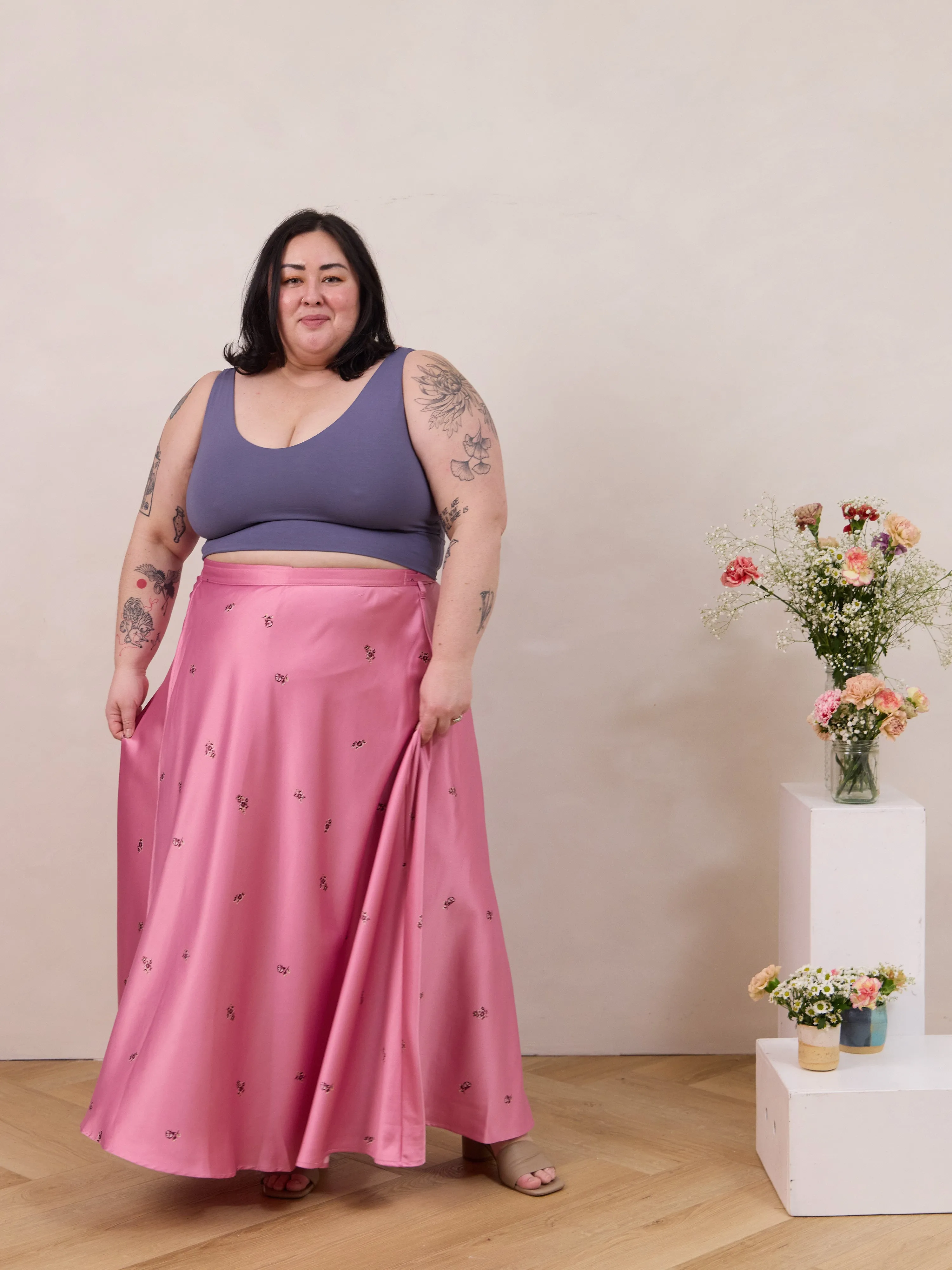 PETAL MAXINE WRAP SKIRT sold by Free Label product image thumbnail 2