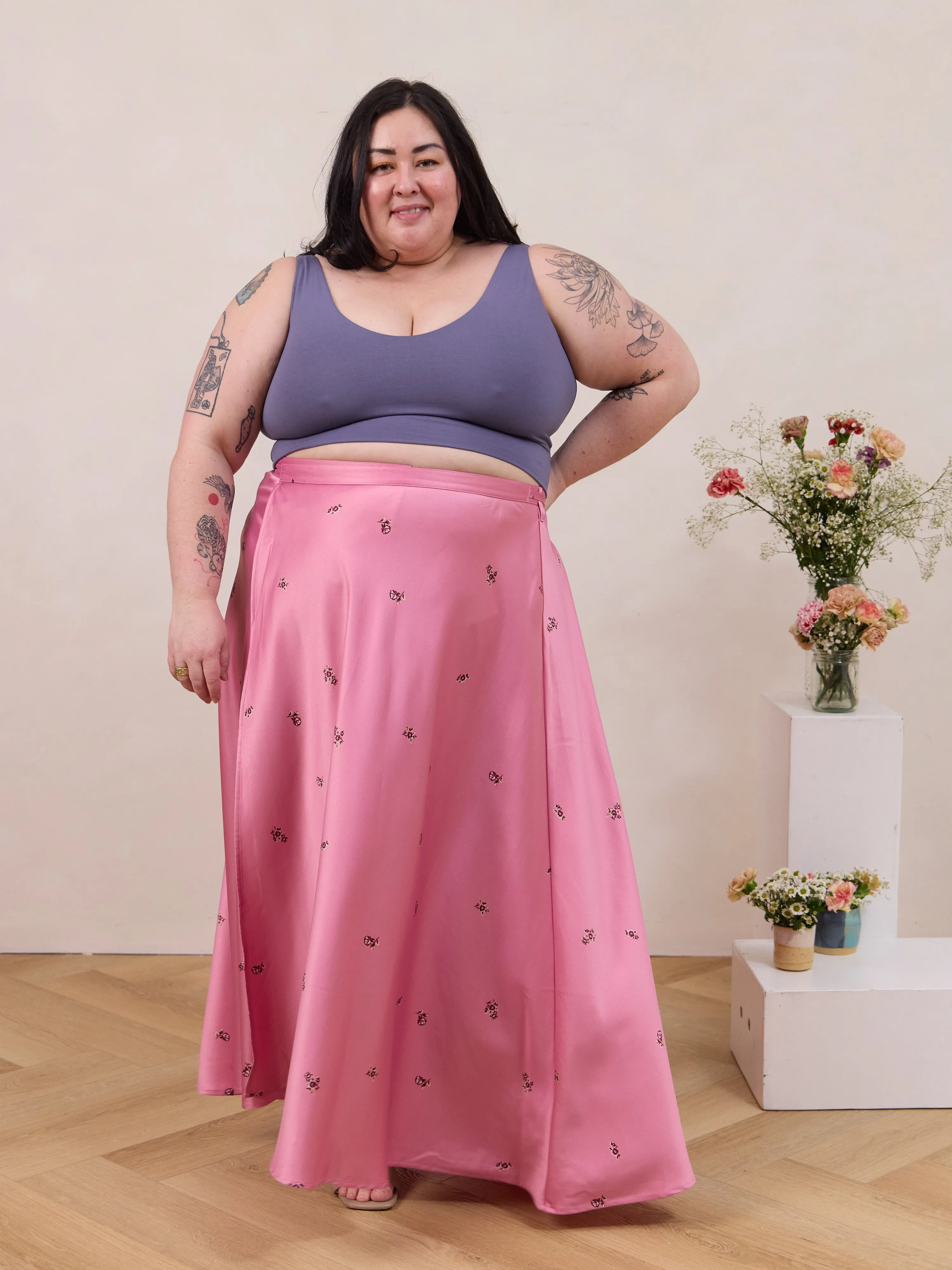 PETAL MAXINE WRAP SKIRT sold by Free Label product image thumbnail 4