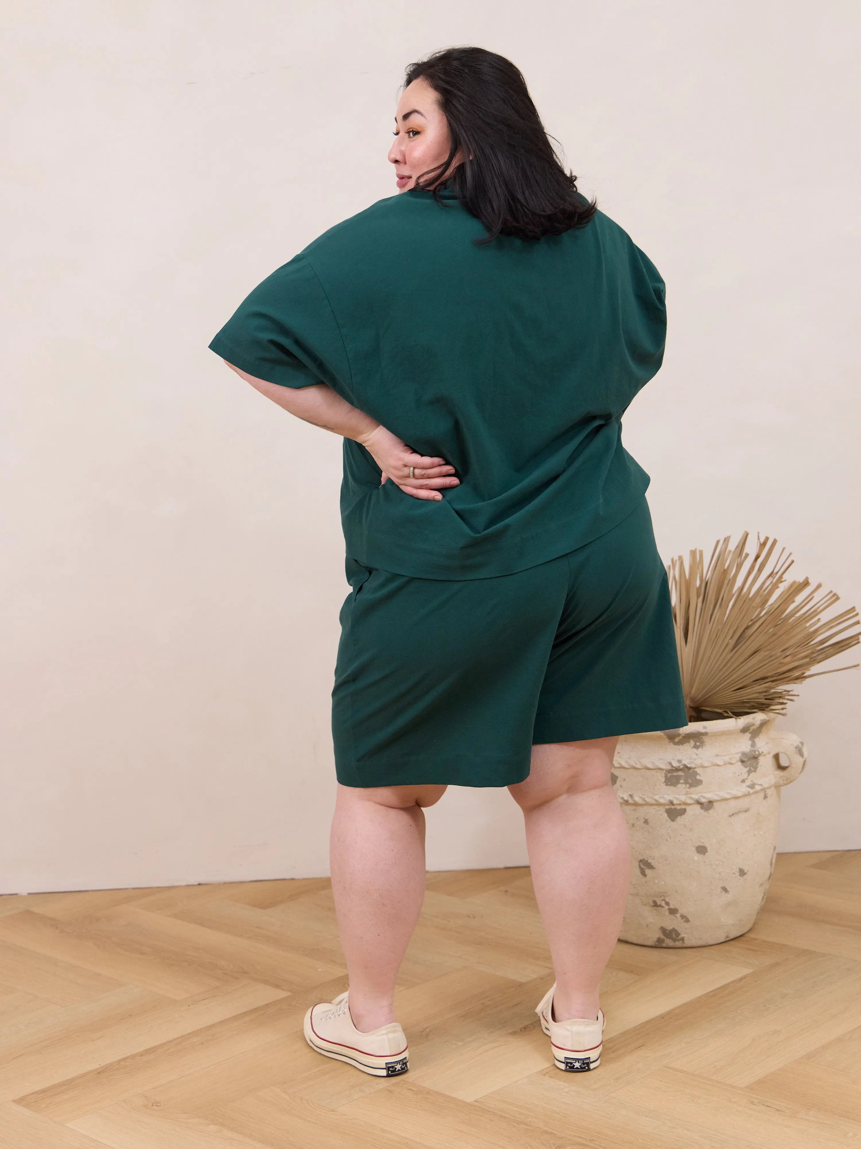 SPIRULINA COTTON CREPE LYNN SHIRT sold by Free Label product image thumbnail 4