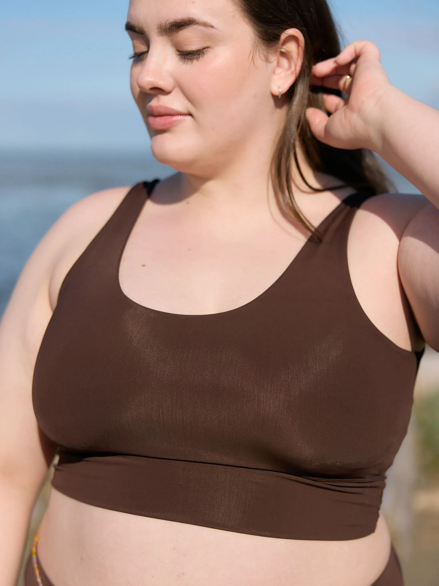 COCONUT FERN SWIM TOP sold by Free Label